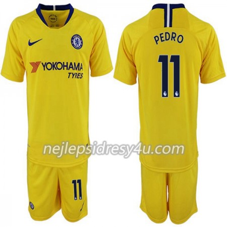 Fotbalový Dres Chelsea Pedro 11 Dětské Venkovní 2018/19